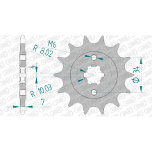 AFAM COUNTERSHAFT SPROCKET #520