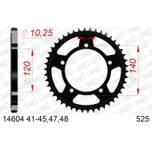 AFAM REAR STEEL SPROCKET #525