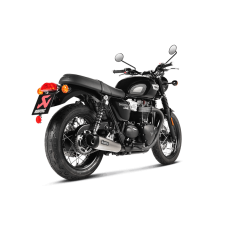 AKRAPOVIC Triumph Bonneville T100/T120 Slip-On Line (Titanium)