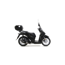 ARROW HONDA SH125/150 2020 HOMOLOGATED DARK   ALUMINIUM URBAN EXHAUST WITH BLACK      ENDCAP FOR ARROW COLLECTOR