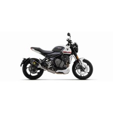 Arrow TRIUMPH TRIDENT 660 '21 ALUMINUM DARK VELOCE SILENCER WITH LINK PIPE AND COLLECTOR