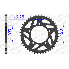 AFAM REAR ALU SPROCKET #520