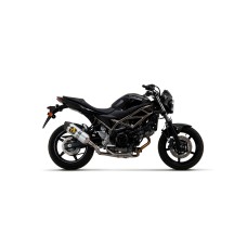 Arrow SUZUKI SV 650 '16/'21 HOMOL. ALUMINIUM RACE-TECH SILENCER WITH CARBON END CAP FOR ARROW LINK PIPE