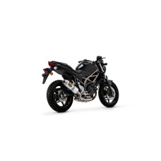 Arrow SUZUKI SV 650 '16/'21 HOMOL. ALUMINIUM RACE-TECH SILENCER FOR ARROW LINK PIPE