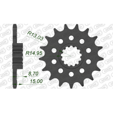 AFAM COUNTERSHAFT SPROCKET #520