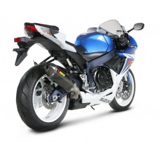 AKRAPOVIC Suzuki GSX-R600 Slip-On Line (Carbon) GSX-R 600 11-