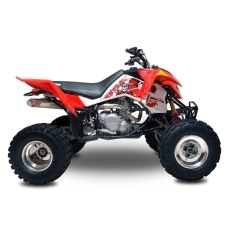 Yoshimura RS-5 komplett 1-1 Race/alu, Polaris 450MXR 07- & 525 08-