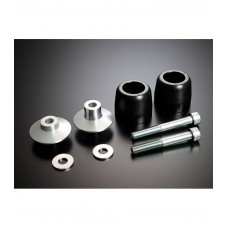 Yoshimura | Chassis Protectors Black, Suzuki GSXR750 03-05