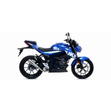 Arrow SUZUKI GSX-S 125 '17 HOMOLOGATED NICHROM PRO RACE SILENCER WITH WELDED LINK PIPE FOR ARROW COLLECTORS