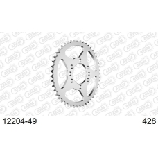 AFAM REAR STEEL SPROCKET #428