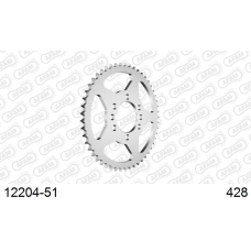 AFAM REAR STEEL SPROCKET #428