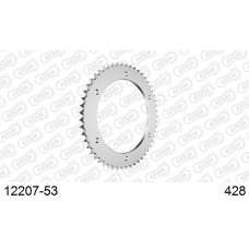 AFAM | Bakdrev, stål, 428/53 Yamaha 125 DT R/RE/X / WR R