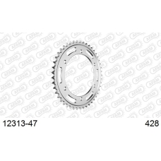 AFAM REAR STEEL SPROCKET #428