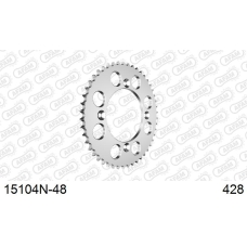 REAR ALU SPROCKET #428
