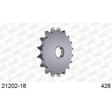 AFAM COUNTERSHAFT SPROCKET #428