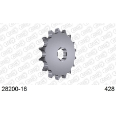 AFAM COUNTERSHAFT SPROCKET #428
