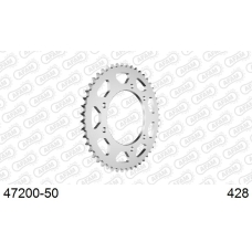 AFAM REAR STEEL SPROCKET #428
