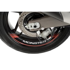 Puig Kit 8 Rim Strips Monster C/Red