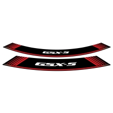 Puig Kit 8 Rim Strips Gsxs C/Red