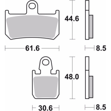 Brembo | Bremseklosser, sinter sport/race