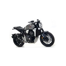 ARROW HONDA CB 1000R HOMOLOGATED NICHROM DARK PRO-RACE SILENCER WITH WELDED LINK PIPE LOW VERSION FOR ORIGINAL AND ARROW ...