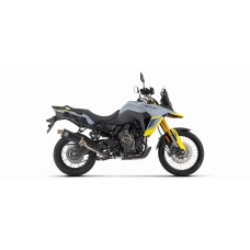 ARROW SUZUKI V-STROM 800DE '23 HOMOLOGATED    ALUMINUM DARK INDY RACE SILENCER WITH   WELDED LINK PIPE