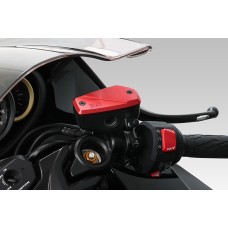 Yoshimura (JP) Reservoir Tank Cap LH (Clutch) Red