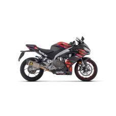 ARROW APRILIA RS457 E5+ 2024 RACING FULL SYSTEM WITH TITANIUM PISTA SILENCER AND STAINLESS STEEL COLLECTORS