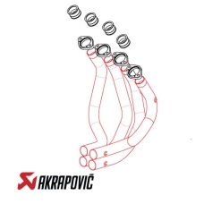 Akrapovic | Grenrør Kawasaki Z 900 2017 - 2024 | Z 900 RS / Cafe 2018 - 2023