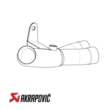 Akrapovic | Mellomrør Kawasaki Z900 / Z900 (A2)