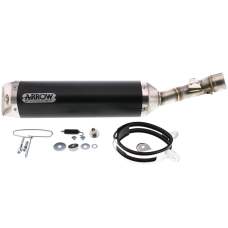 Arrow | YAMAHA MT 125 HOMOLOGATED ALUMINIUM DARK THUNDER SILENCER FOR ARROW COLLECTOR