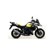 Arrow | SUZUKI V-STROM 1000/V-STROM 1050 Sonora titanium silencer with carby end cap