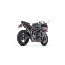 ARROW HONDA CBR650R 2024+ RACING FULL SYSTEM WITH ALUMINIUM DARK INDY-RACE EVO SILENCER + STAINLESS STEEL COLLECTORS