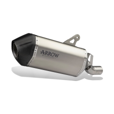 ARROW HONDA CRF1100L AFRICA TWIN E5+ '24 HOMOLOGATED TITANIUM DARK SONORA SILENCER WITH CARBON ENDCAP