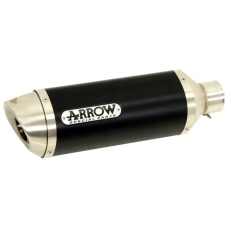 ARROW YAMAHA YZF-R 125 '08/14 ALUMINIUM BLACK HOMOLOGATED THUNDER SILENCER