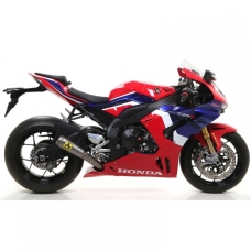 ARROW HONDA CBR 1000RR-R'20/22 TITANIUM RACINGPRO RACE SILENCER WITH WELDED LINK PIPE FOR ORIGINAL COLLECTORS