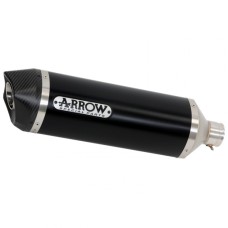 ARROW KAWASAKI Z 650 '17 HOMOL.ALUMINIUM DARK RACE TECH SILENCER WITH CARBON END CAP  FOR ARROW COLLECTORS