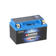 Shido Lithium Ion batteri LTX12-BS  (OBS! Garantiskjema vedlagt i esken)