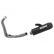 Arrow YAMAHA XSR 700 '21 HOMOLOGATED DARK REBEL SILENCER WITH ALUMINUM ENDCAP
