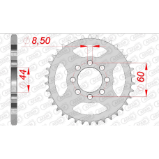 AFAM REAR STEEL SPROCKET #420