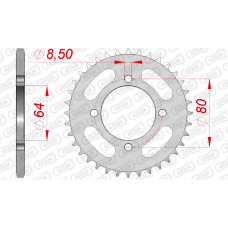 AFAM REAR STEEL SPROCKET #420
