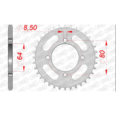 AFAM REAR STEEL SPROCKET #420