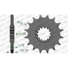 AFAM COUNTERSHAFT SPROCKET #525