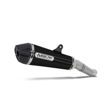 Arrow BMW R NINE T '14-16 HOMOL. X-KONE NICHROM DARK SILENCER CARBON END CAP FOR ARROW LINK PIPE
