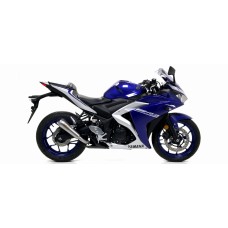 ARROW YAMAHA MT-03 '16 HOMOLOGATED NICHROM    CONICAL PRO RACING SILENCER FOR ORIGINALAND ARROW COLLECTORS NO DB KILLER