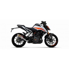 Arrow KTM DUKE 125/390 '21 HOMOLOGATED TITANIUM GP2 SILENCER WITH WELDED LINK PIPE