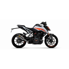 Arrow KTM DUKE 125/390 '21 HOMOLOGATED TITANIUM INDY RACE SILENCER WITH WELDED LINK PIPE