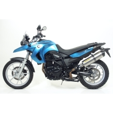 Arrow BMW F 650 GS/F 800 GS'08-10 TITANIUM HOMOLOGATED SILENCER WITH CARBON END-CAP FOR STOCK AND ARROW COLLECTORS