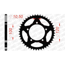 AFAM REAR STEEL SPROCKET #520 APRILIA