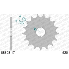 AFAM COUNTERSHAFT SPROCKET #520